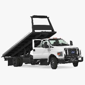 Ford F650 Tow Truck 2019 Rigged model